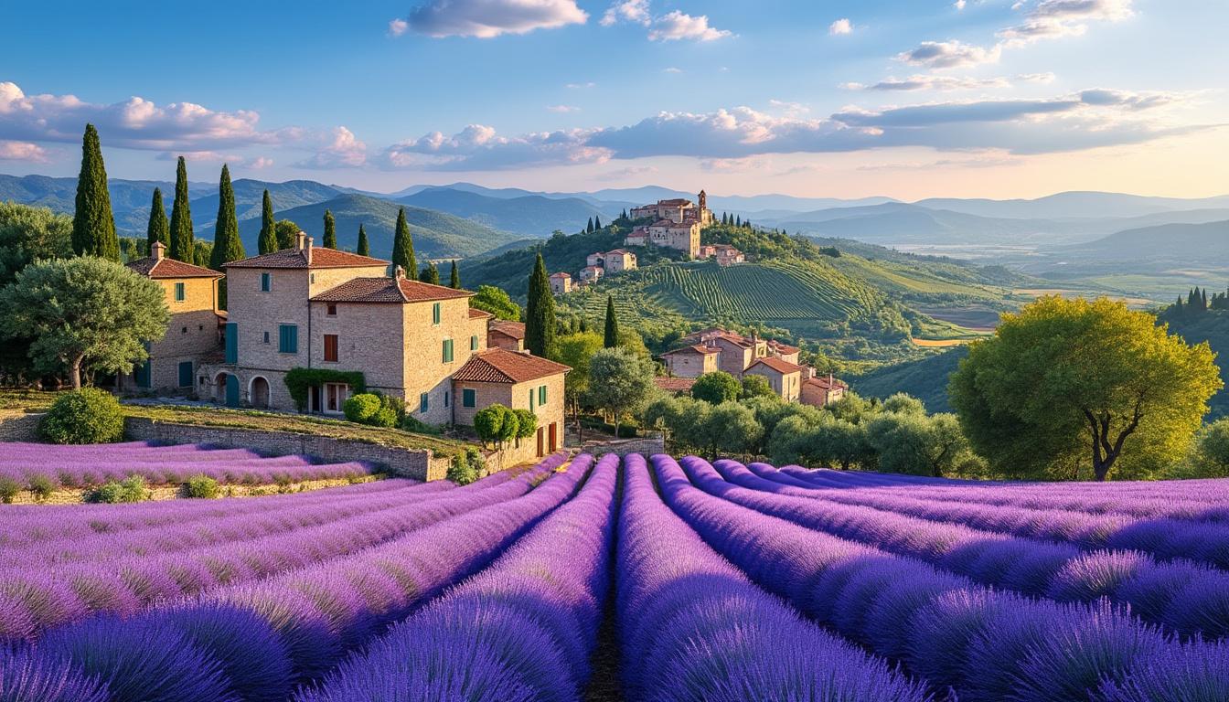 découvrez les plus beaux endroits de la drôme provençale : villages typiques, paysages naturels, champs de lavande et sites incontournables pour un séjour inoubliable dans le sud de la france.